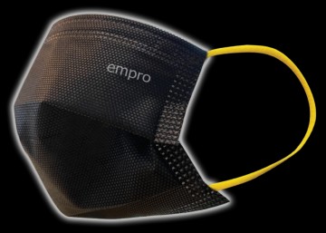 Empro medisinsk munnbind type II R (CE merket- 3 lags) - Svart - 50 stk.