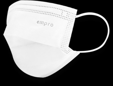 Empro medisinsk munnbind type II R (CE merket- 3 lags) - Hvit - 50 stk.